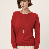 Camisola Essencial em Lã Merino Extrafina 100% Gola Redonda BRIDGET