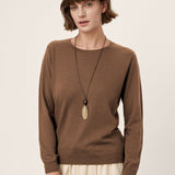 Camisola Essencial em Lã Merino Extrafina 100% Gola Redonda BRIDGET