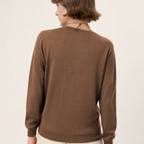 Camisola Essencial em Lã Merino Extrafina 100% Gola Redonda BRIDGET
