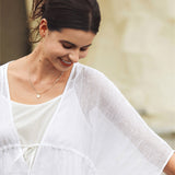 Conjunto de Vestido Curto e Vestido Tipo Camisa de Linho CASS