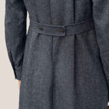 Vestido Casaco de Textura de Ganga de Linho HANNAH
