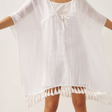 Conjunto de Vestido Curto e Vestido Tipo Camisa de Linho CASS