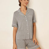 Conjunto de Pijama de Manga Curta em Bambu ODESSA