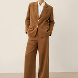 Blazer CASSIDY com Corte Adaptado em Linho Tencel