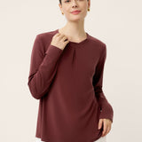 Camisola de Lã e Lyocell com Gola Torcida NERISSA