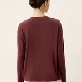 Camisola de Lã e Lyocell com Gola Torcida NERISSA