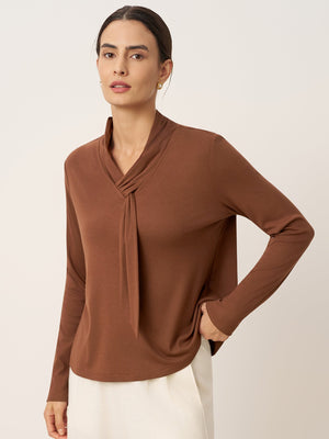 Camisola de Lã com Gola e Manga Comprida ALESSIA
