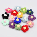 Flores de Lã Feitas à Mão